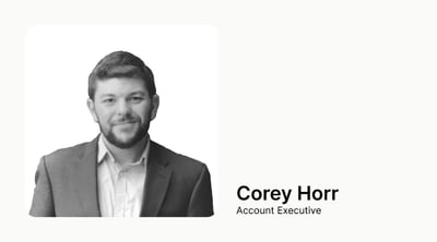 Corey Horr, Account executive at Bud