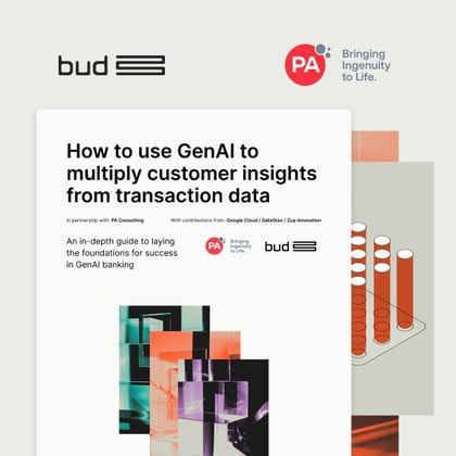 Download Bud's How to use GenAI to multiply customer insights from transaction data report