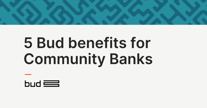 2024 Blog 5 Bud Benefits for Community Banks Featured Image